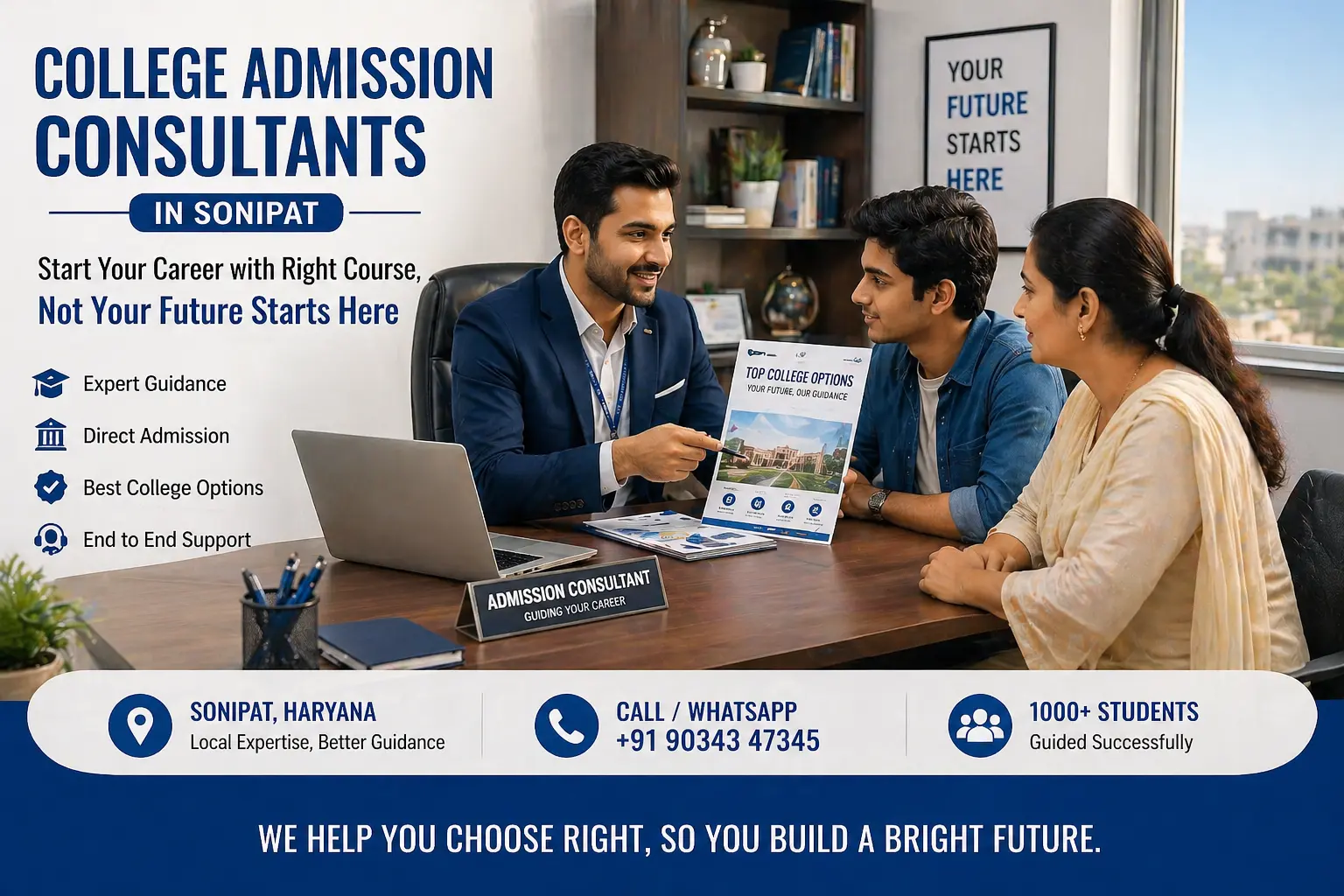 College Admission Consultants Near Me in Sonipat (2026 Complete Guide)