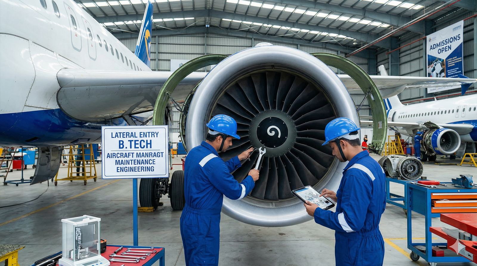 Lateral Entry B.Tech Aircraft Maintenance Engineering