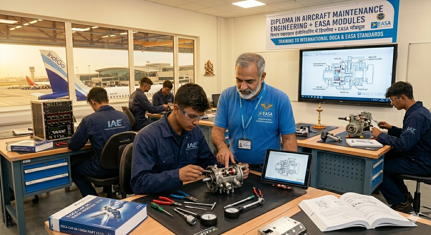 Diploma in Aircraft Maintenance Engineering + EASA Modules